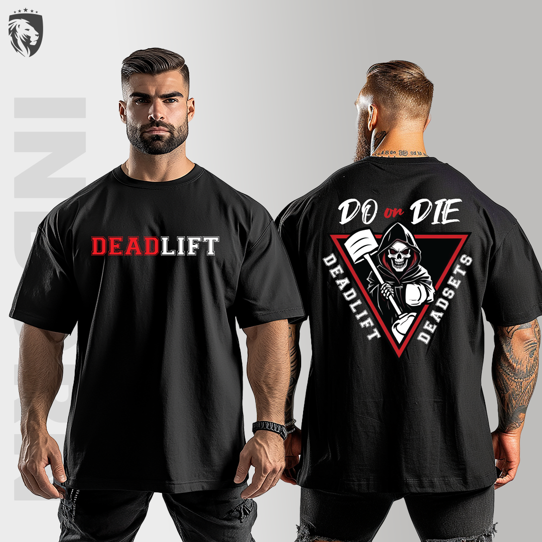 Inborn GYM DEADLIFTS Oversized T-Shirt